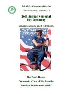 Flyer from last years memorial day - 26th annual memorial day ceremony